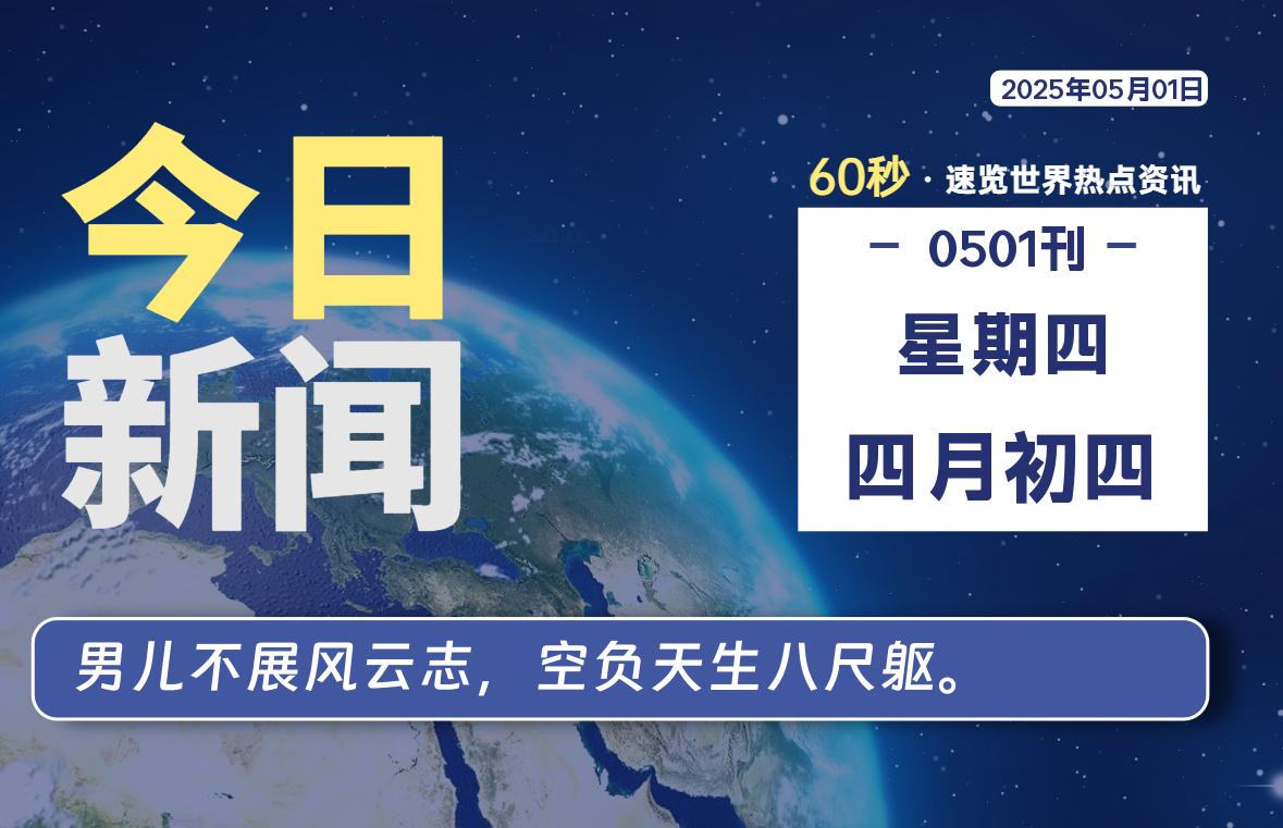 05月01日，星期四, 每天一眼读懂全世界变化！-风行者社区